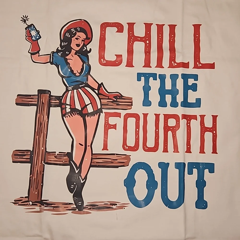 Chill the Fourth Out Tee 🇺🇸 - Picture 3 of 4